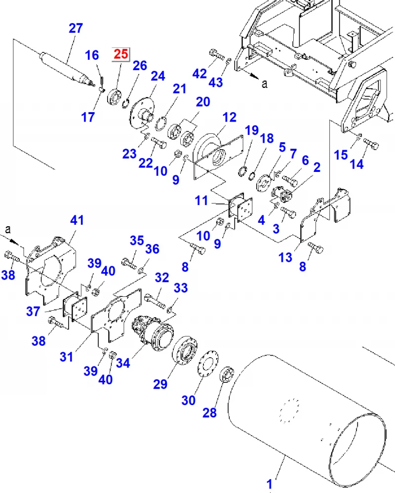 Подшипник KOMATSU 06349-06312