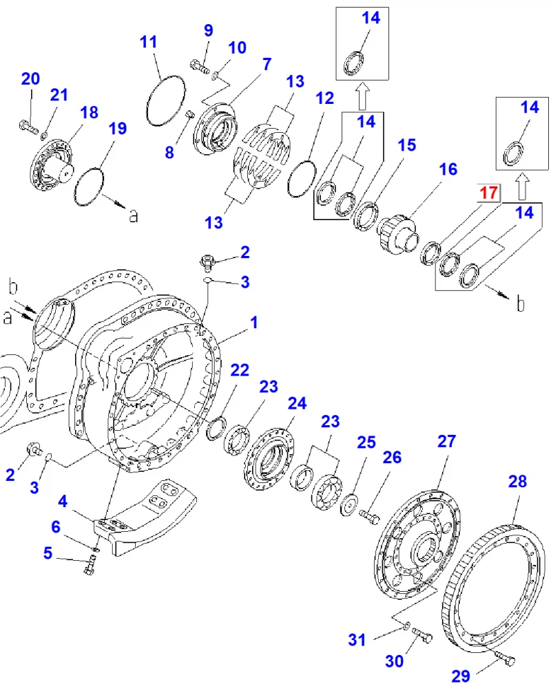 Подшипник KOMATSU 06002-32024