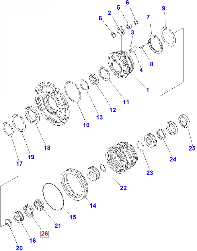 Подшипник KOMATSU 06000-06921