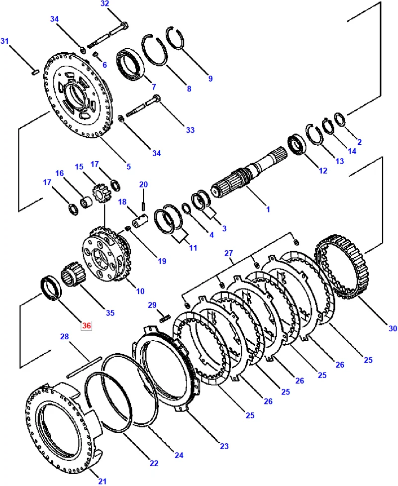 Подшипник KOMATSU 06000-06917