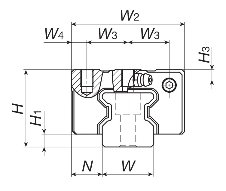 Шариковый подшипник линейного перемещения MXSG 15 С1HS2 IKO