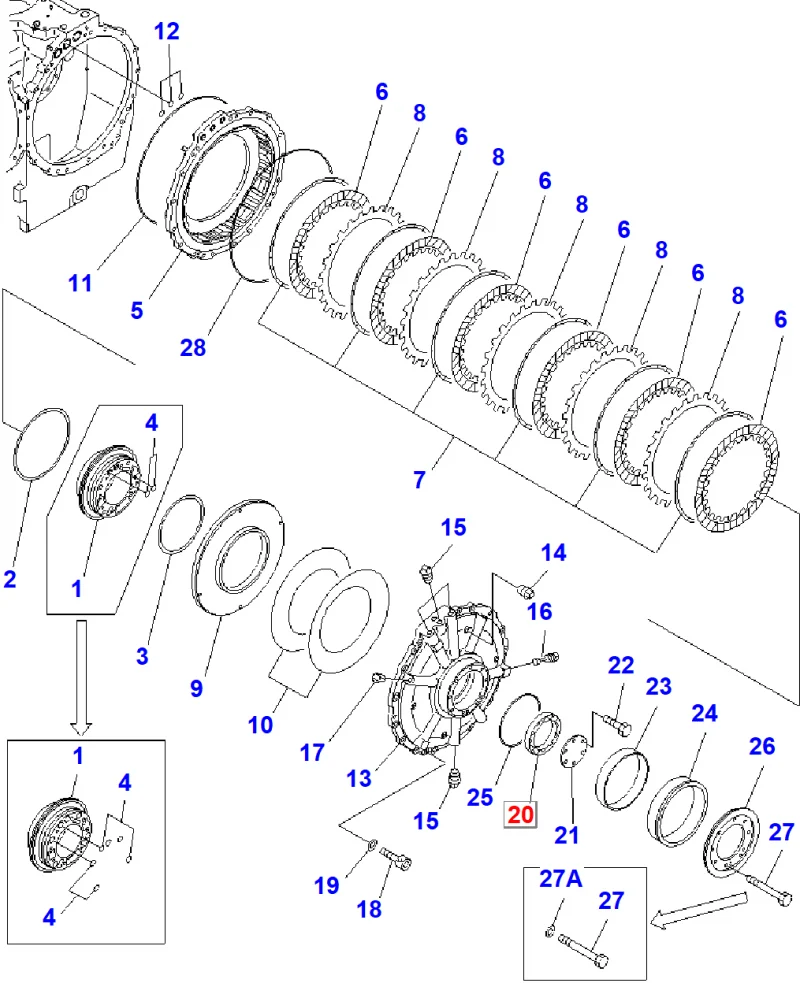 Подшипник KOMATSU 06030-06922